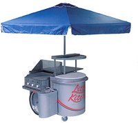 Verschiedene Grillstationen